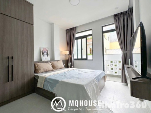 Cho thuê căn hộ 1PN quận 3 ban công, full nội thất