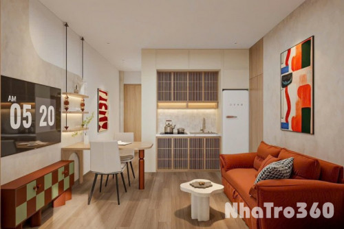 Cho Thuê Căn Hộ Studio Ban Công Full Nội Thất