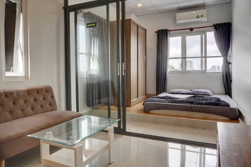 Cho thuê căn 1PN mặt tiền đường Nguyễn Khoái Q4, gần Đh Luật, Đh Nguyễn Tất Thành, cầu Nguyễn Văn Cừ, chợ Xóm Chiếu…