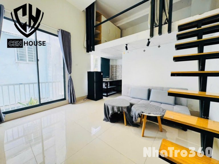 Cho thuê căn hộ Duplex (có gác), Q4, Đường Khánh Hội, gần Cầu Kênh Tẻ, Cầu Ông Lãnh, Chùa Giác Nguyên