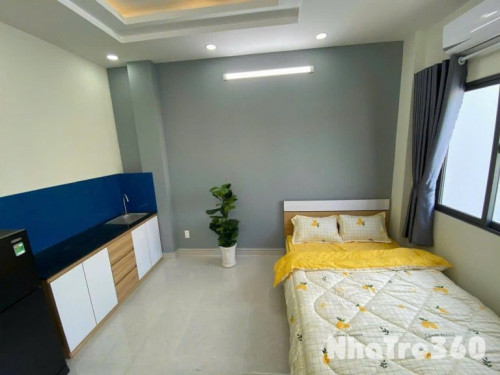 Cho thuê căn hộ ban công, Q8, đường Dương Bá Trạc, gần Cầu Nguyễn Văn Cừ, Cầu Chữ Y, ĐH Sài Gòn