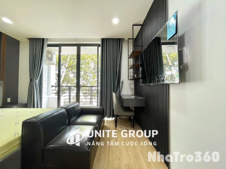 Cho thuê căn hộ 1 phòng ngủ full nội thất ban công