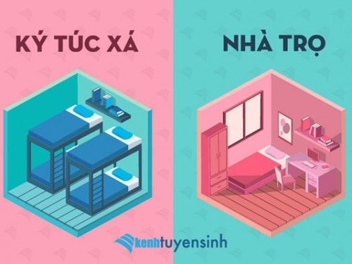 Nên sống ở ký túc xá hay phòng trọ?